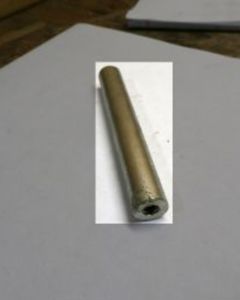 SHAFT,NEGATOR ROLLER MODEL 820 COLLECTOR ZINC PLTD